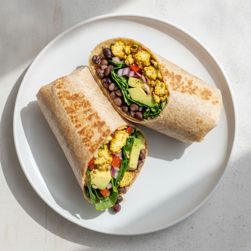Loaded Vegan Breakfast Burrito