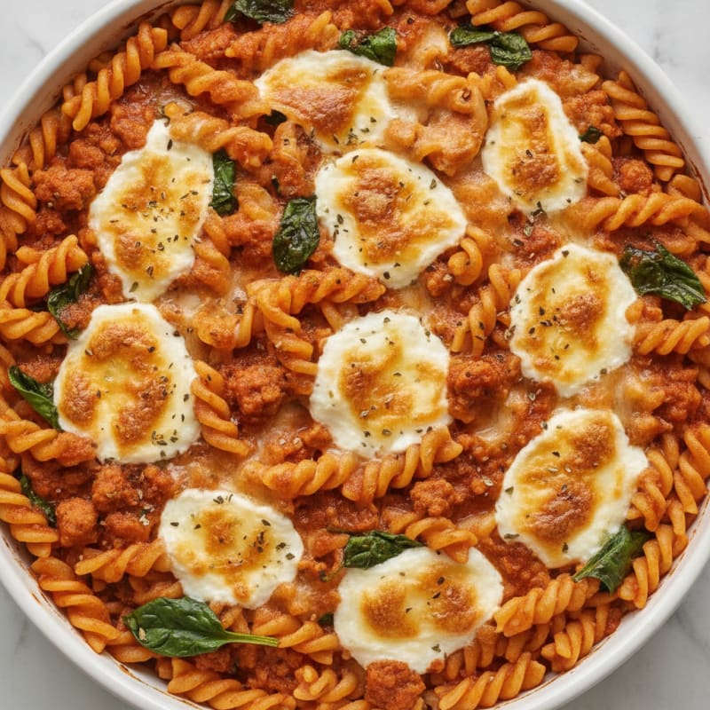 Baked Ziti with Ricotta and Marinara