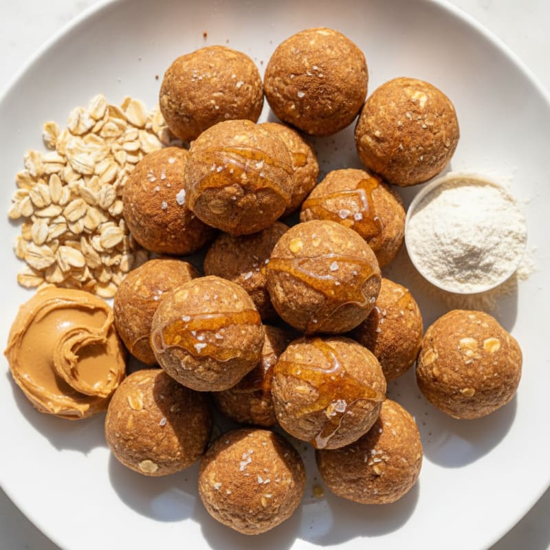 Sweet Peanut Butter Protein Bites