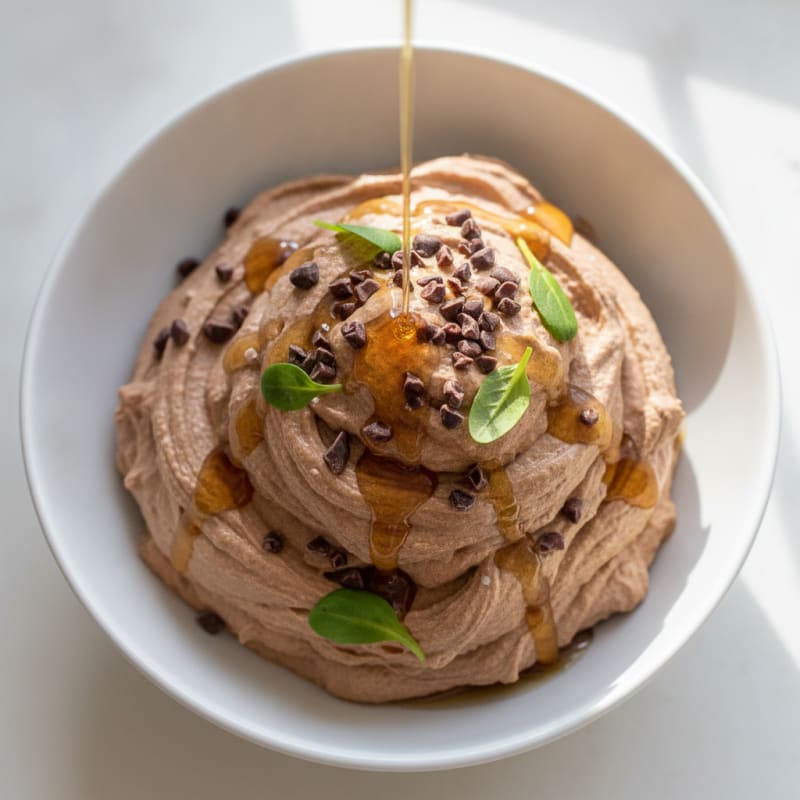 Whipped Chocolate Peanut Butter Mousse