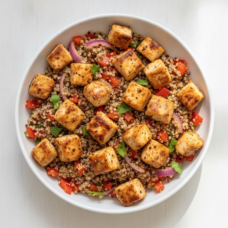 Spicy Chicken and Quinoa Protein Bowl