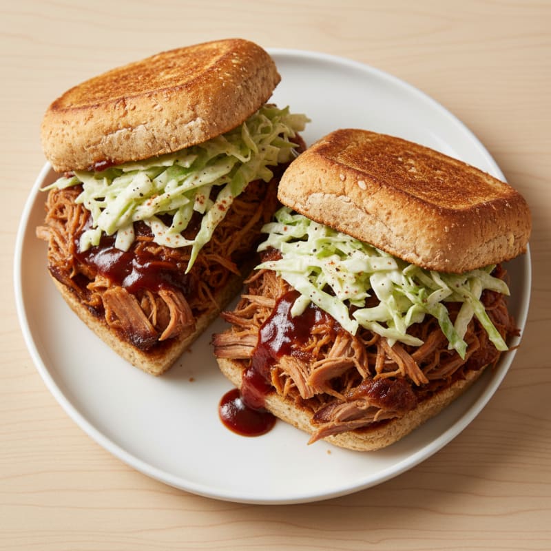 Smoky BBQ Pulled Pork Sandwiches