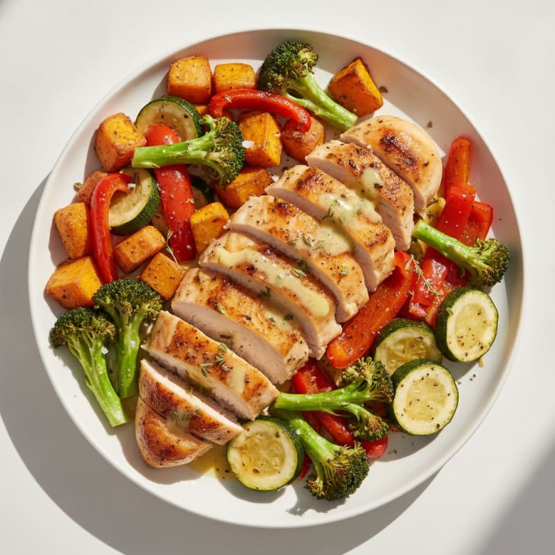 Lemon Herb Chicken & Roasted Vegetables