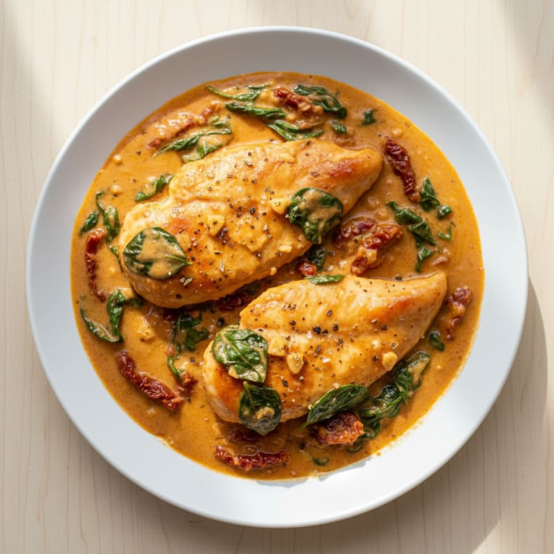 Creamy Tuscan Chicken Skillet