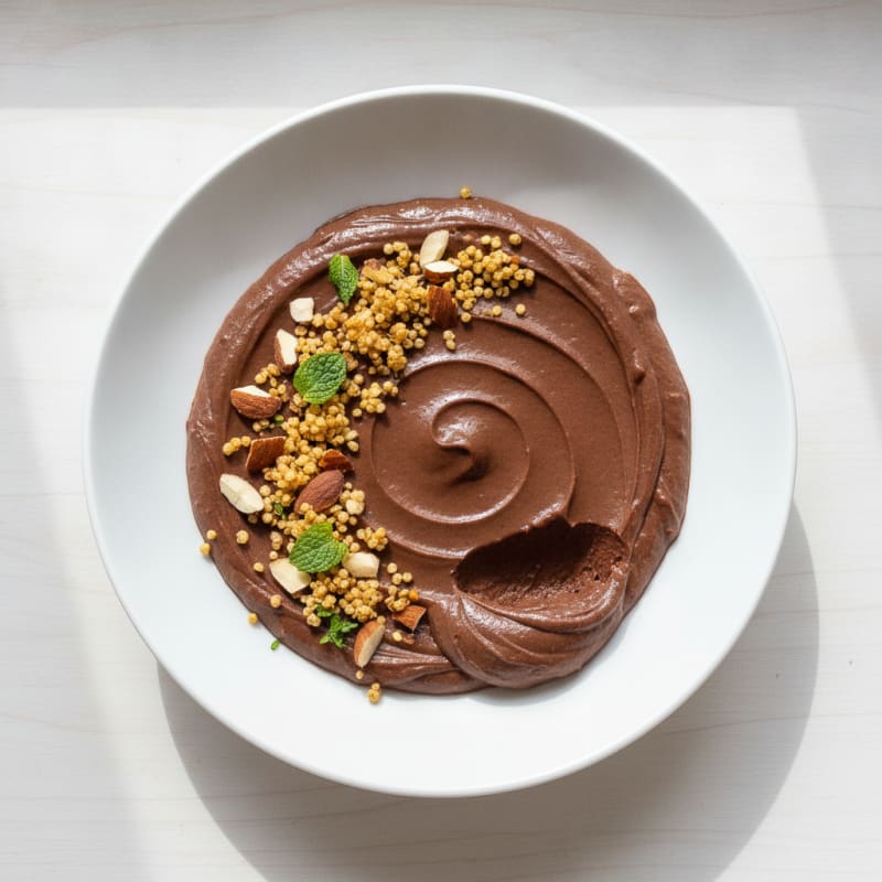 Creamy Vegan Chocolate Protein Pudding