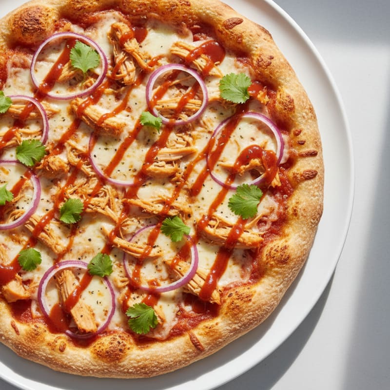 Smoky BBQ Chicken Pizza with Crispy Crust