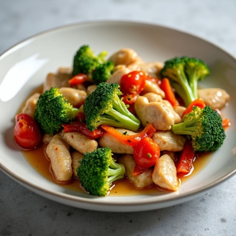 Garlic Ginger Chicken and Broccoli Stir Fry