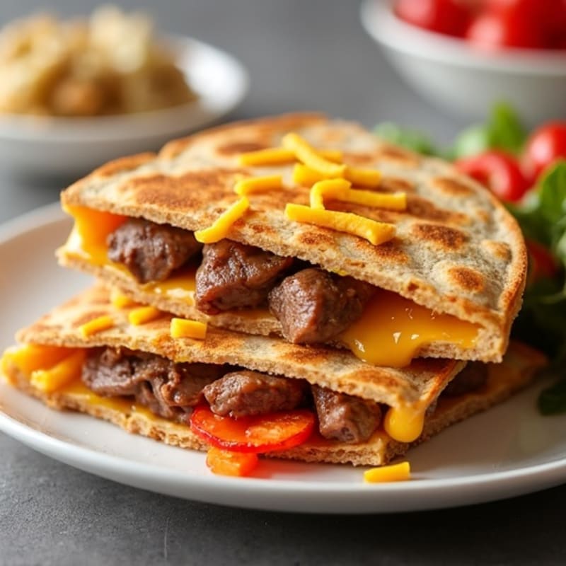 Lean Steak and Crispy Cheesy Quesadillas