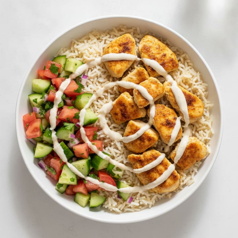 Chicken Shawarma Rice Bowl