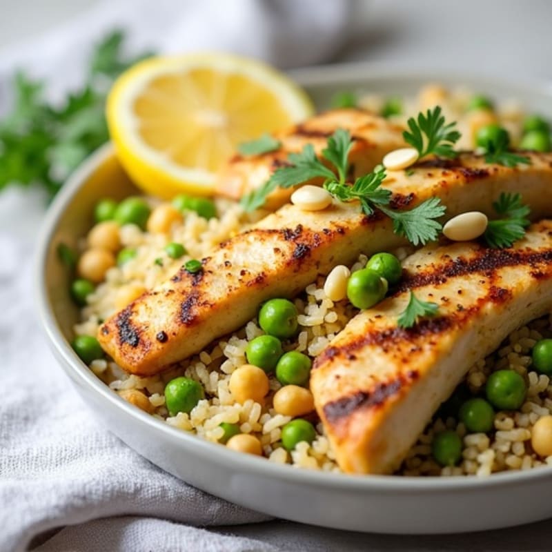 Fresh Herb-Citrus Rice Pilaf with Toasted Pine Nuts
