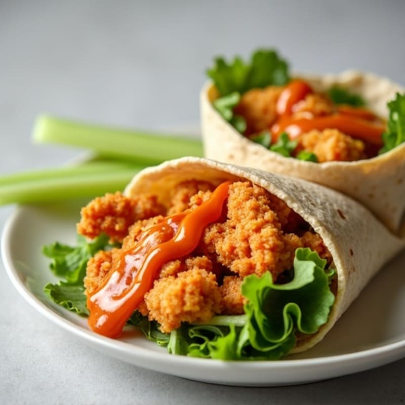 Crispy Buffalo Chicken Ranch Wrap