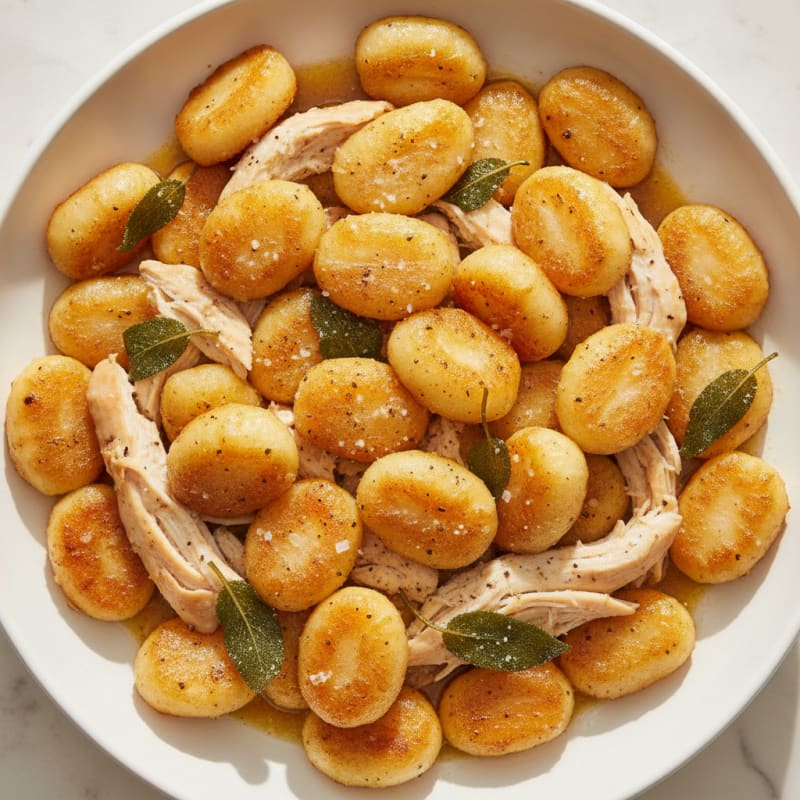Ricotta Gnocchi with Sage Butter Sauce