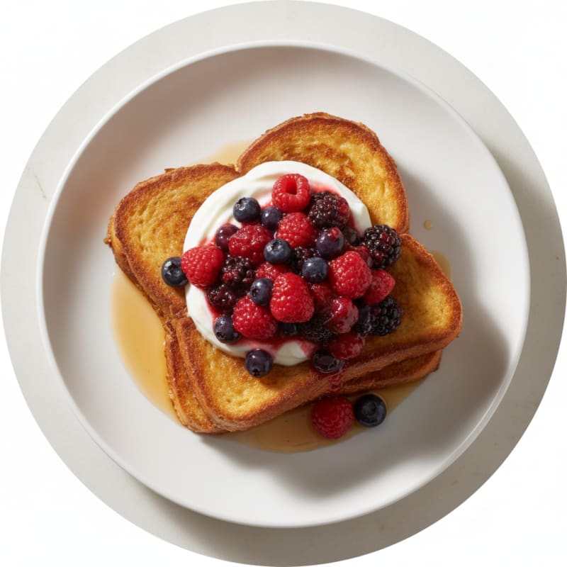 Brioche French Toast with Berry Compote