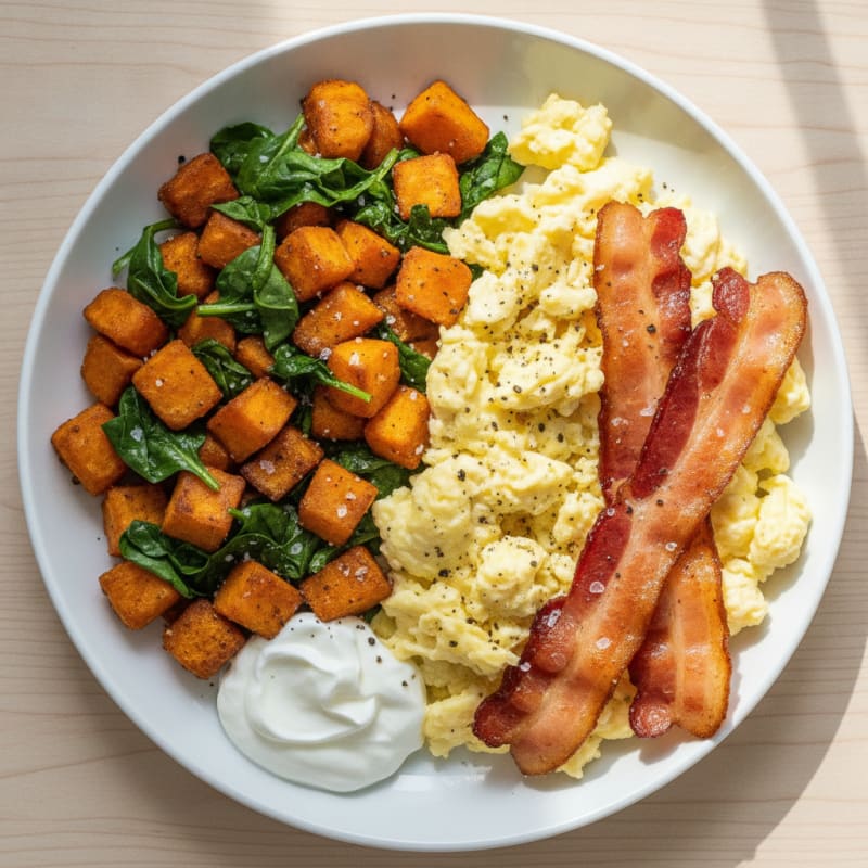 Classic Bacon and Eggs Platter
