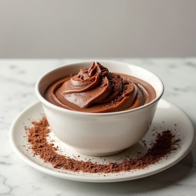 Silky Chocolate Protein Pudding with Greek Yogurt