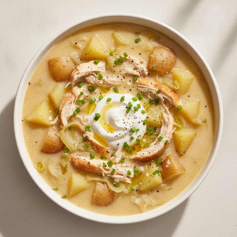 Hearty Protein-Packed Potato Leek Soup