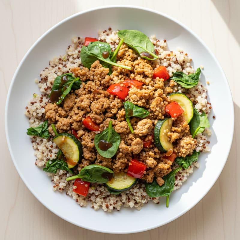 Lean Turkey and Quinoa Power Bowl
