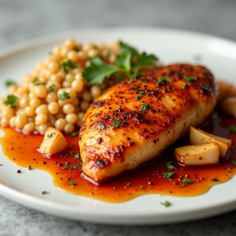 Sweet-Spicy Honey Chipotle Glazed Chicken
