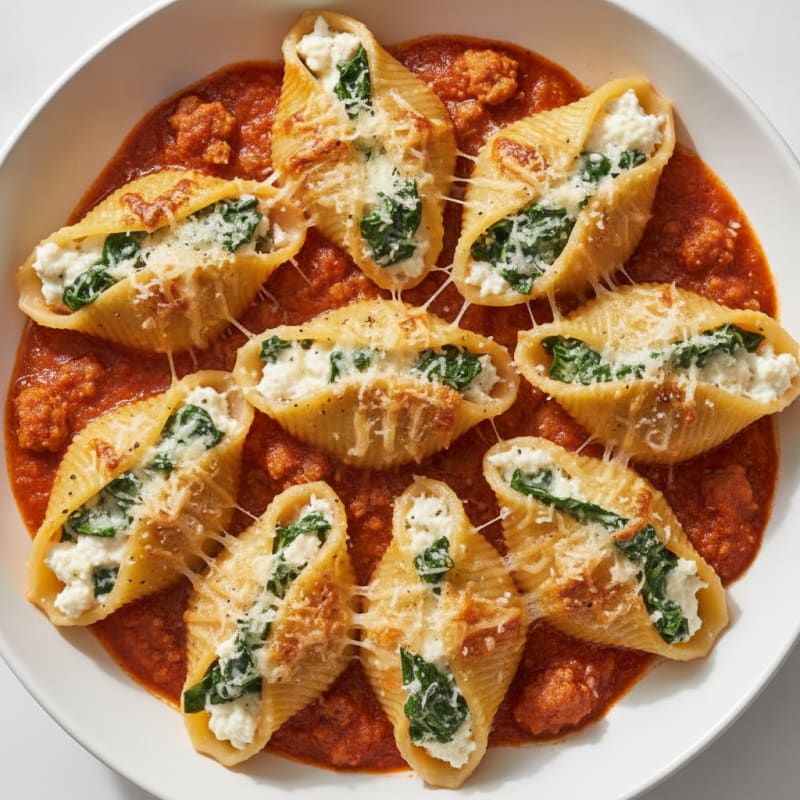 Spinach & Ricotta Stuffed Shells