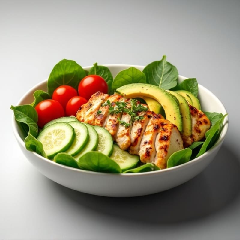 Crisp Avocado Salad Bowl