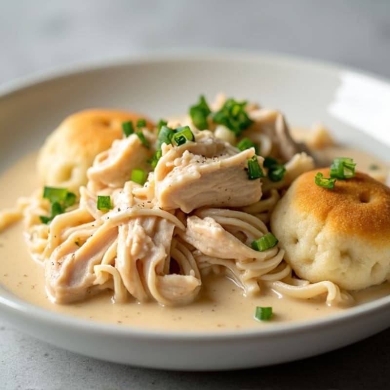 Creamy Chicken and Fluffy Dumplings