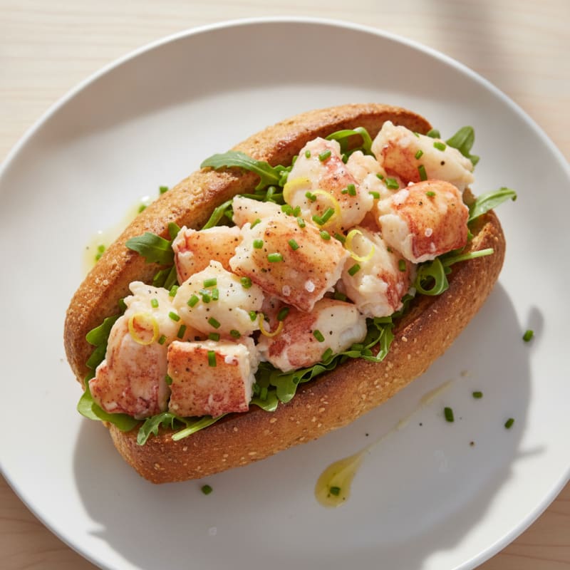 Maine Lobster with Lemon Aioli Roll