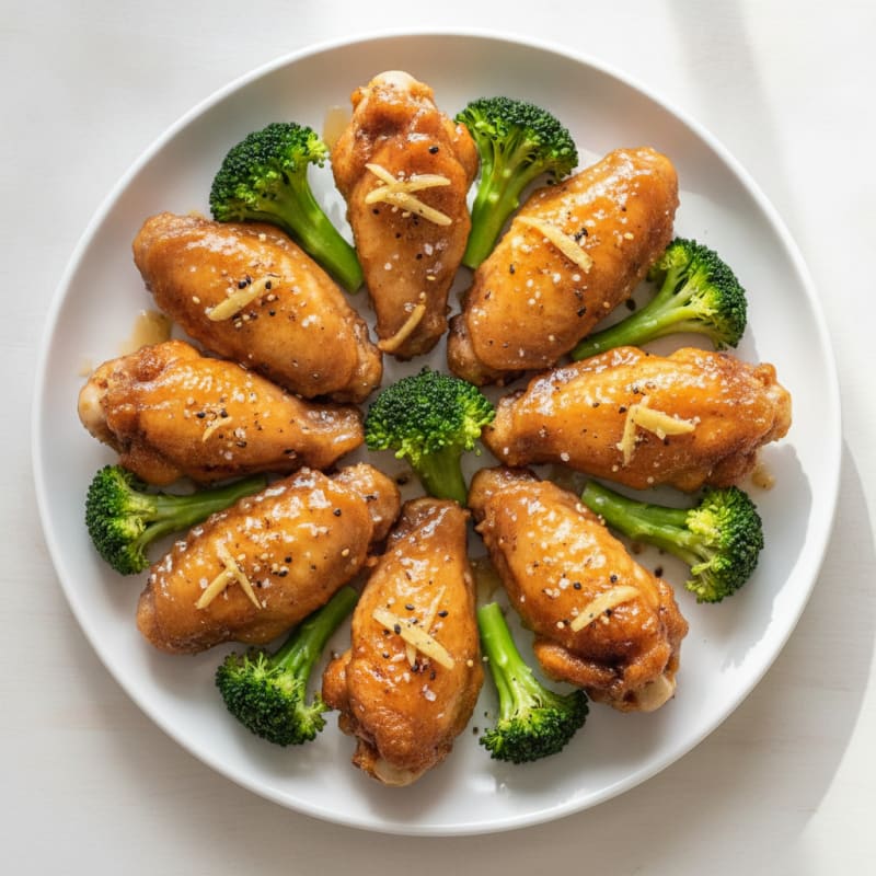 Honey-Garlic Glazed Chicken Wings