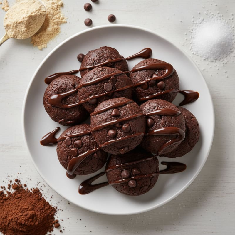 Chocolate Peanut Butter Protein Bites