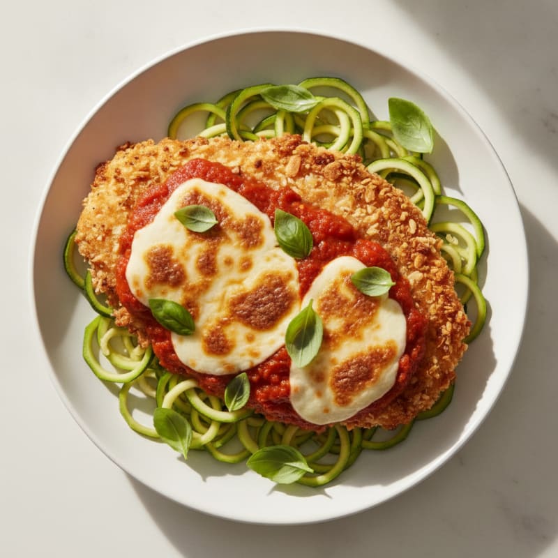 Pan-Fried Chicken Parmesan with Marinara