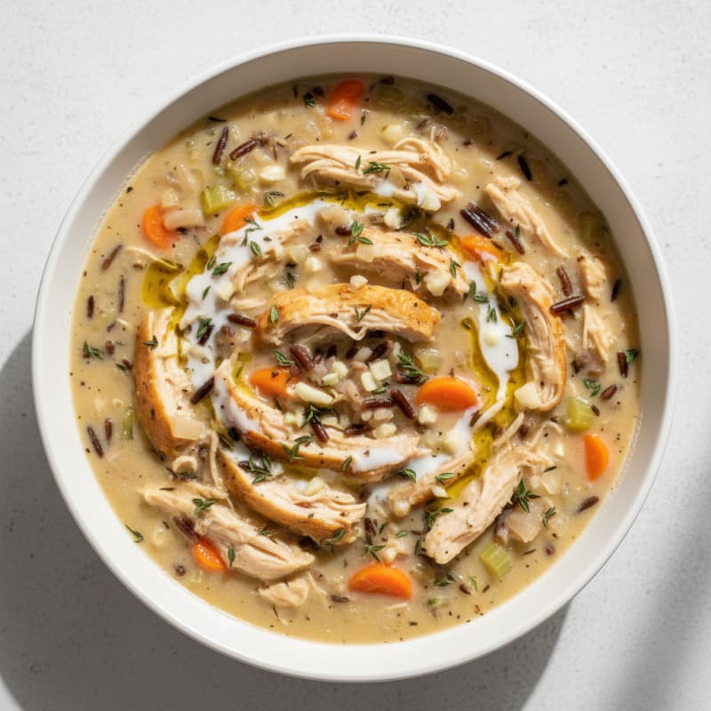 Rotisserie Chicken and Wild Rice Soup
