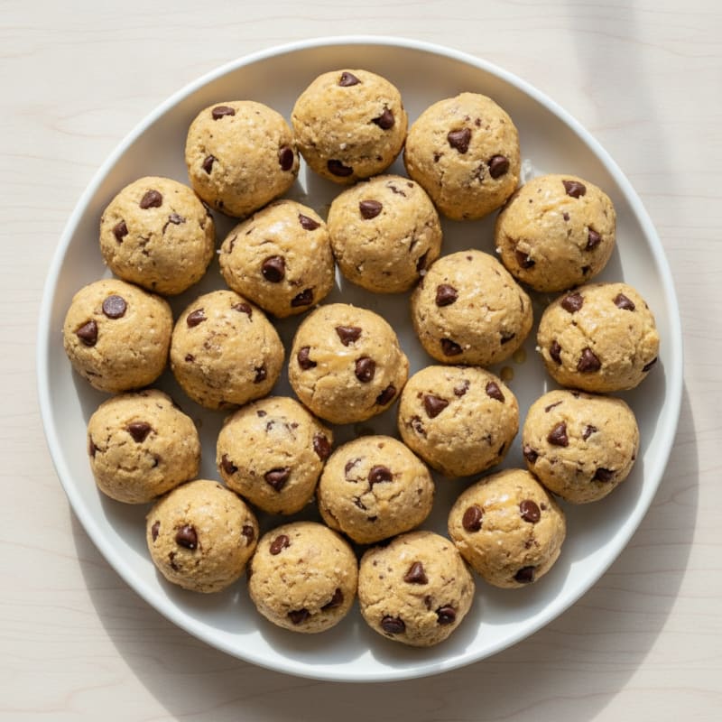 No-Bake Chocolate Chip Cookie Dough Bites