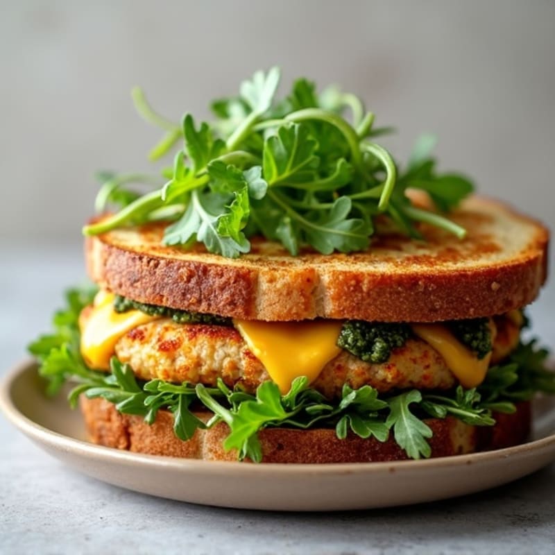 Grilled Chicken Pesto Sandwich