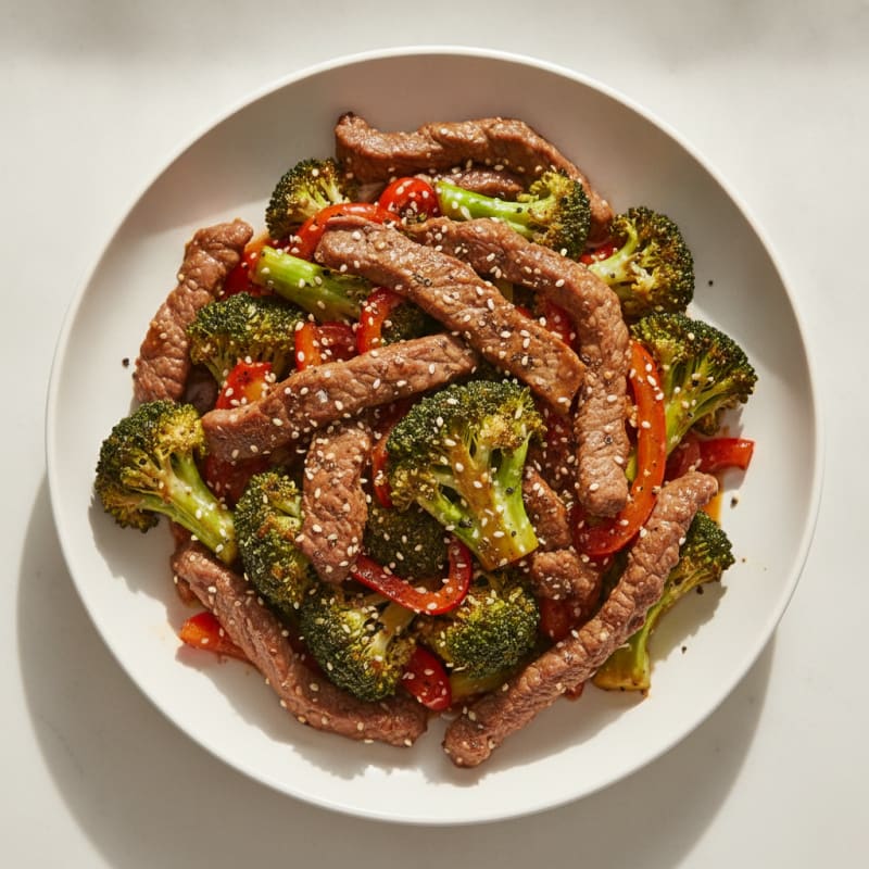 Sesame Beef & Broccoli Stir-Fry