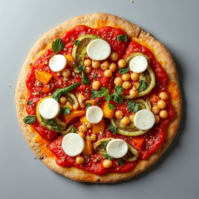 Sheet Pan Roasted Vegetable Pizza