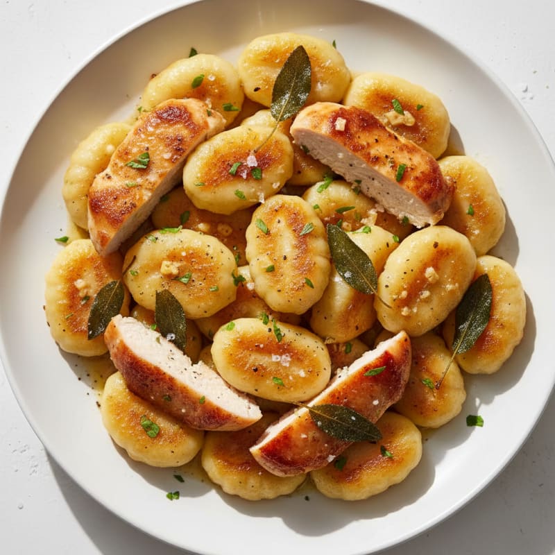 Creamy Ricotta Gnocchi with Sage Butter