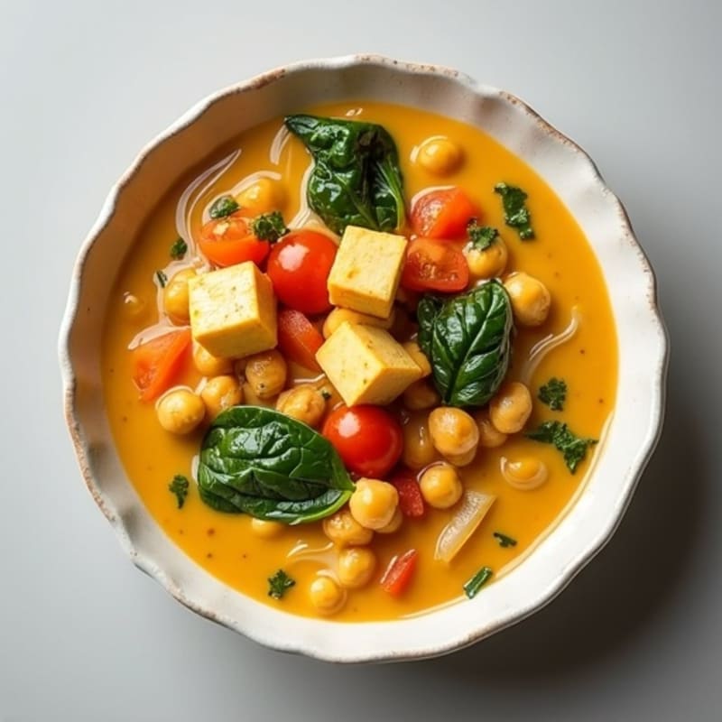 Creamy Coconut Chickpea Curry Stew