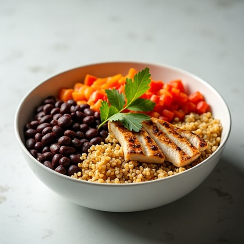 Citrus-Lime Quinoa Black Bean Bowl
