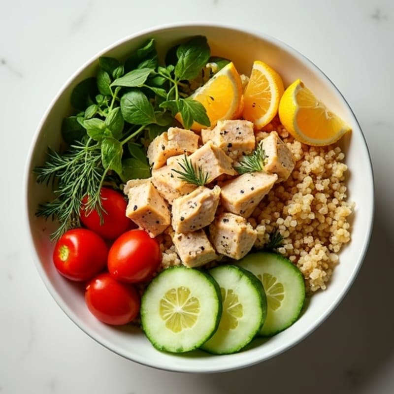 Lemon-Dill Tuna Protein Bowl
