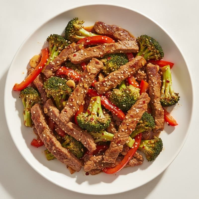 Sesame Beef & Broccoli Stir-Fry