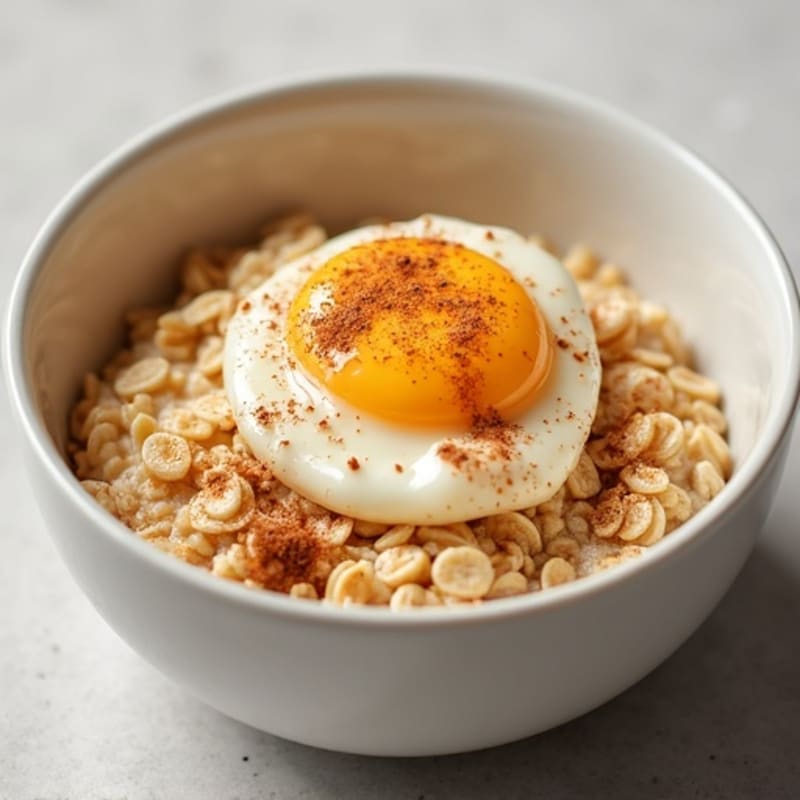Creamy Oatmeal Protein Bowl with Egg Whites