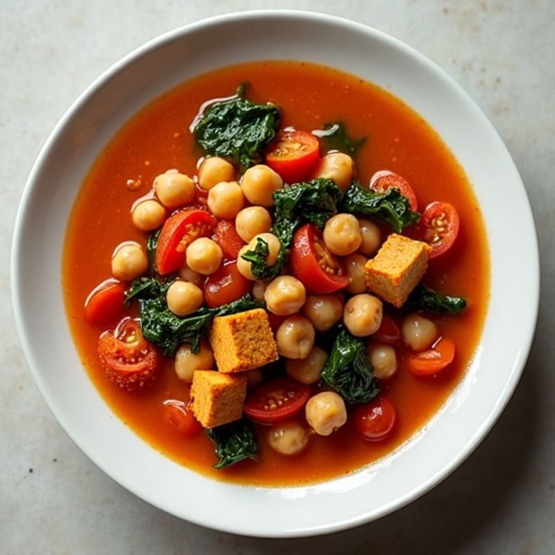 Hearty Spiced Chickpea and Tomato Stew