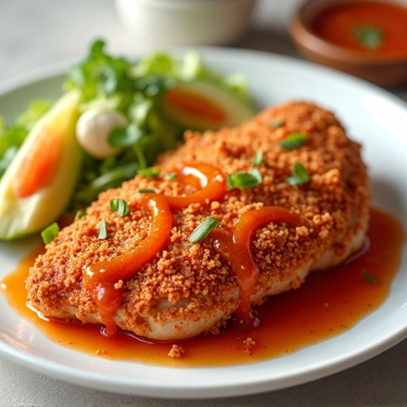 Crispy Sweet Chili Glazed Chicken