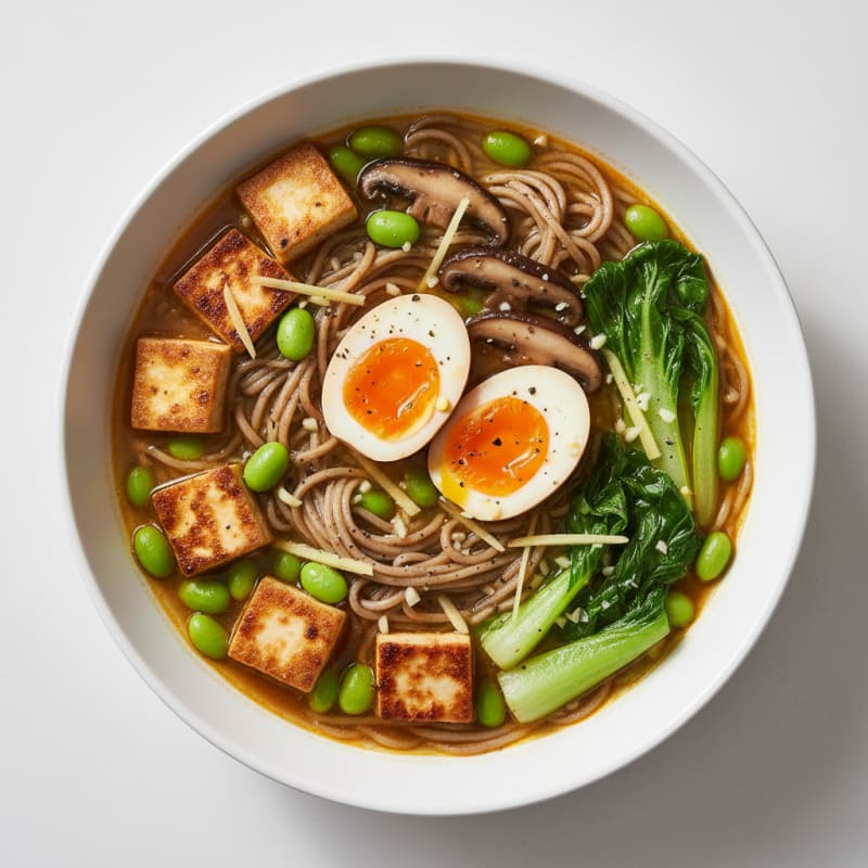 Savory Tofu Ramen Bowl