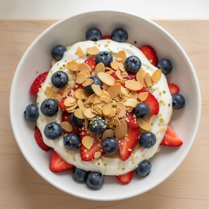 Berry-Almond Yogurt Parfait