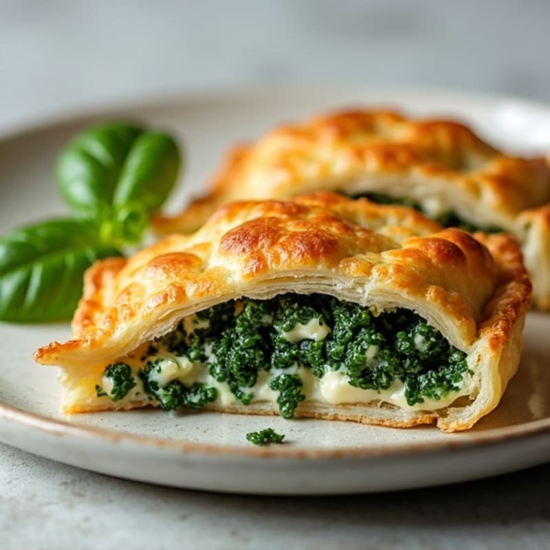 Crispy Spinach Feta Phyllo Pie