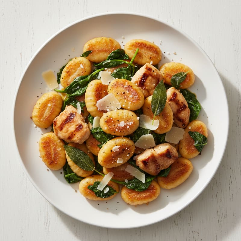 Creamy Ricotta Gnocchi with Sage Butter