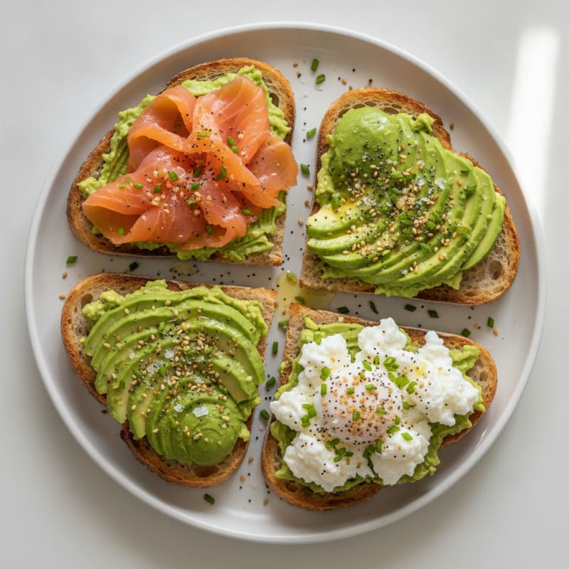 Sourdough Avocado Toast with Everything Seasoning