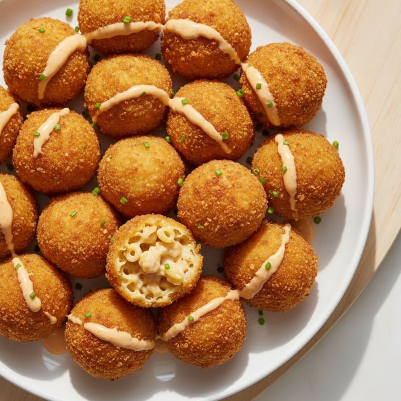 Deep-Fried Mac & Cheese Balls