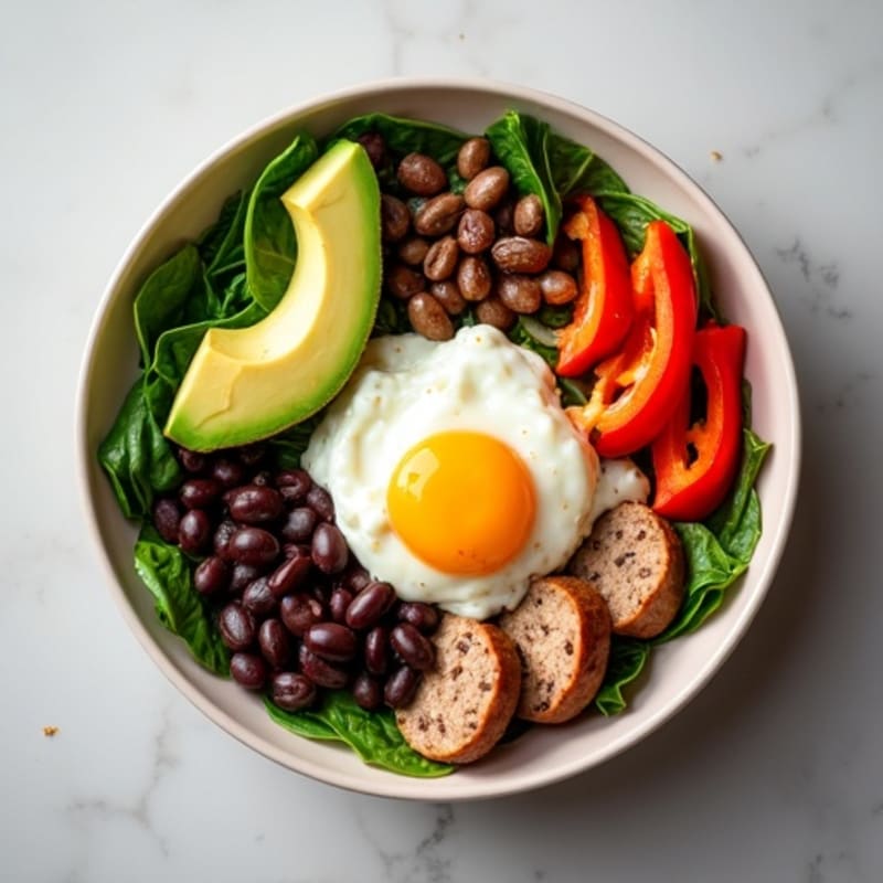 Protein-Packed Veggie and Egg White Breakfast Bowl