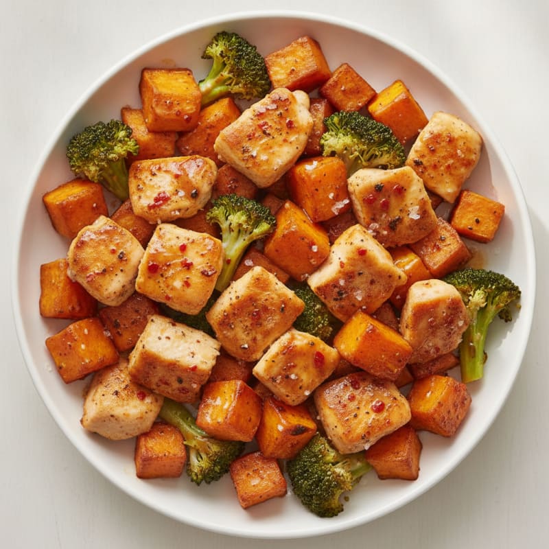 Hot Honey Chicken and Sweet Potato Bowl